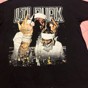 Fashion Nova Black Tee with Graphic Design